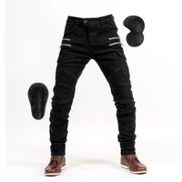 Pantalon moto Homme Moto Jeans - Noir GOGUQ