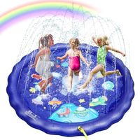 PIMPIMSKY - Piscine Gonflable Enfant - Tapis de Jet d'eau - Tapis de jeux - Tapis De Pulvérisation d'eau PVC