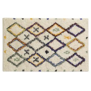 TAPIS Tapis berbère en laine et coton tuftés multicolore