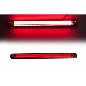PHARES - OPTIQUES Neon Feu de Position Arriere Rouge 12 LED 24cm 12-