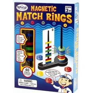 JEU SOCIÉTÉ - PLATEAU Popular Playthings - Magnetic match rings ( EA-351