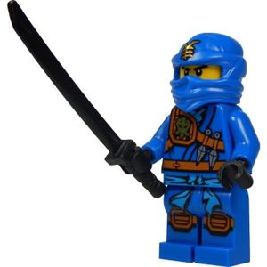 ASSEMBLAGE CONSTRUCTION Jeux de construction LEGO® Ninjago: Jay (blue ninja) Minifigure with Katana (sword) 2015 version - Zukin 51921