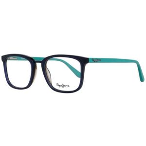 Lunettes De Soleil Pepe Jeans PJ7411 - Monture Bleu Laiteux Gloss, Taille 52/21/140, Homme, Neuves Avec étiquettes