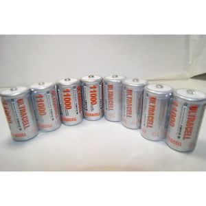 PILES 8 Piles LR20 R20 D 1.2V Ni-Mh Rechargeable 11000mA