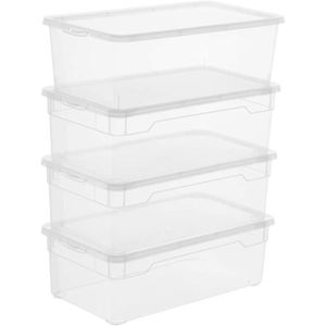 Curver Lot De 2 Boites De Rangement Infinity Dots 11l 17l Couvercles L 39 5 X P 29 5 X 43 Cm Blanc Achat Vente Boite De Rangement Curver Lot De 2 Boites Blanc Cdiscount