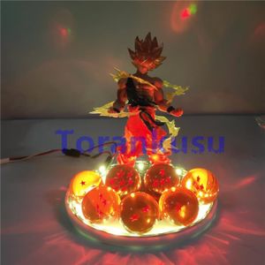 FIGURINE - PERSONNAGE Figurine Son Goku Dragon ball DBZ LED les sept 7 b