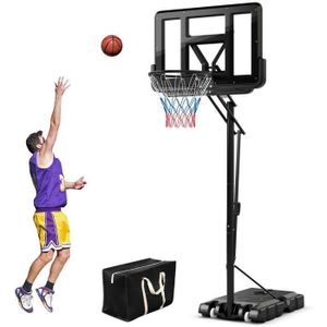 Panier de basket Enfant Dunk sur pied réglable 1,60m à 2,20m - K900 Bl