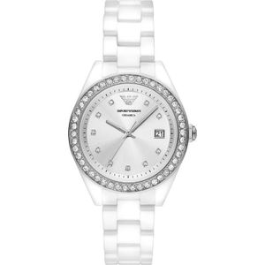 Emporio armani ceramica white watch price top