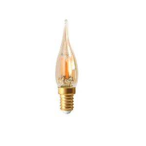 AMPOULE - LED Flamme GS1 Filament LED 4W E14 2500K 2200Lm Ambrée