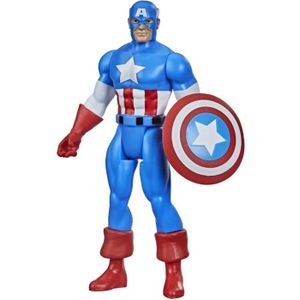 FIGURINE - PERSONNAGE Figurine Captain America MARVEL LEGENDS Retro - 9,5 cm - Multi-articulée