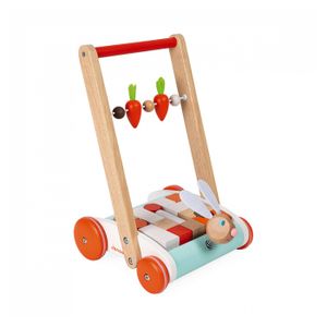 Chariot de marche bebe en bois Janod Cdiscount