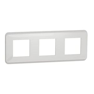 Plaque Unica Deco Subtil Schneider - Anthracite liseré argent - NU600243