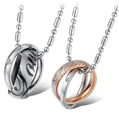 Collier duo homme femme clearance