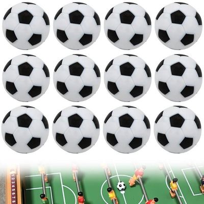 Couleur 6 Pcs 32Mm Balles de Table de Baby-Foot de Remplacement dans des Couleurs Standard, Mini Ballons de Soccer pour Accessoire de Jeu