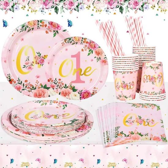 Set De Vaisselle Jetable Mario - 76 Pièces Pour Fête D'anniversaire - Assiettes, Gobelets, Serviettes, Nappe Et Bannière - 10