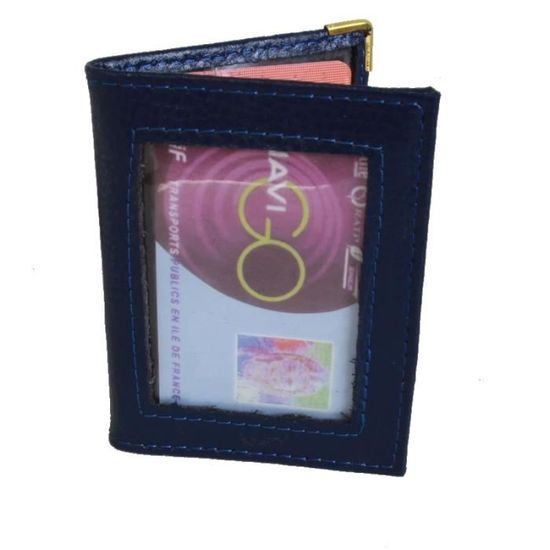 Etui Passe Navigo Crou00fbte De Cuir Emplacement Carte Navigo