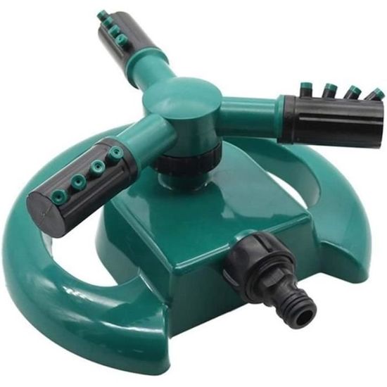Arroseur Rotatif 360° - 2 Pièces, Réglable, Portée 26-41 Pieds - Pour Pelouse Et Jardin