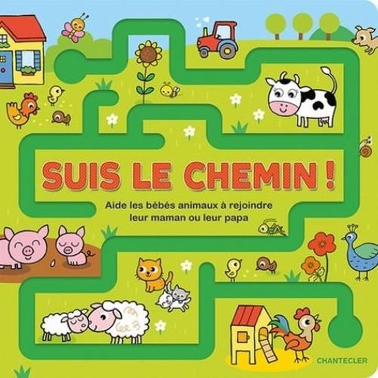 Suis Le Chemin Aide Les Bebes Animaux A Rejoindre Leur Maman Ou Leur Papa Cdiscount Librairie