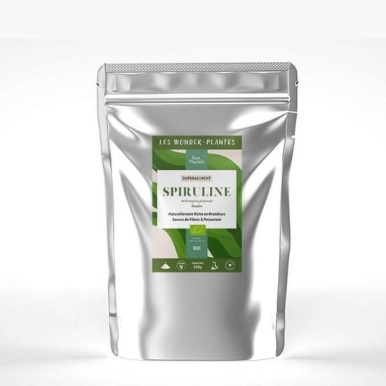Spiruline Hawaienne En Poudre Aliness - 180g - Complément Alimentaire - Neuf Sous Blister