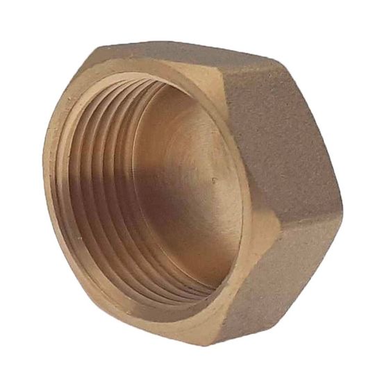 6 Bouchons Femelles En Laiton 3/4 Pouce - Filetage Femelle - Pour Plomberie, Jardin, Appareils Ménagers