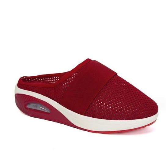 Mules Orthopédiques Femme Avec Coussin D'Air - Chaussures De Marche Confort Pour Pieds Sensibles, Diabétiques - Respirantes