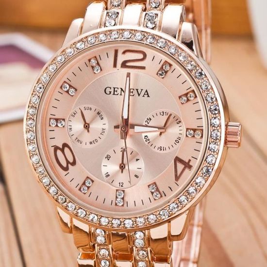 Montre geneva homme cheap prix