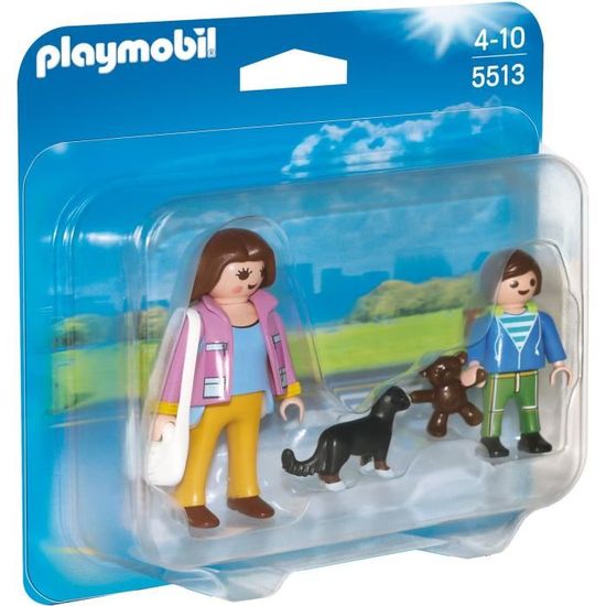 Playmobil Special maman, bébé et chien