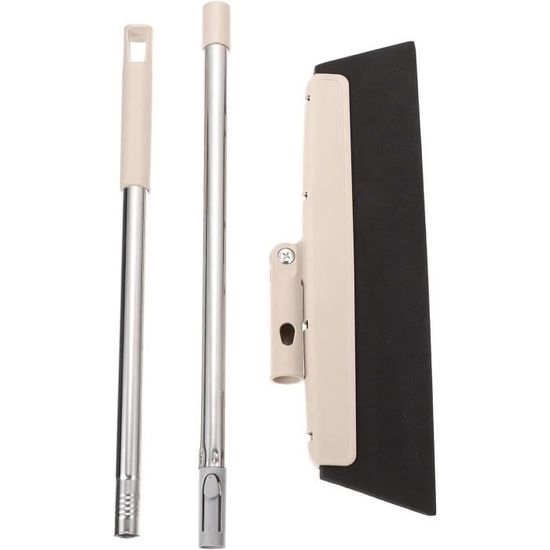 Raclette à Vitres Télescopique - Manche 5m Alliage Aluminium - Grattoir Caoutchouc - Nettoyage Hauteur