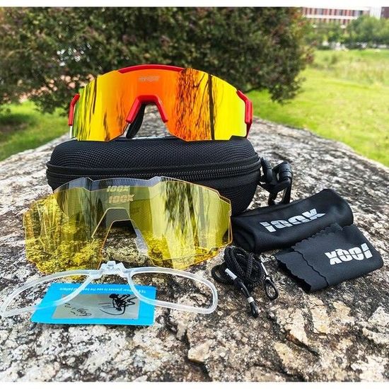 Lunettes De Soleil Cyclisme Polarisées UV400 - Sport Vélo, Moto, Ski, Conduite, Protection Homme Femme Aullwyr P-V