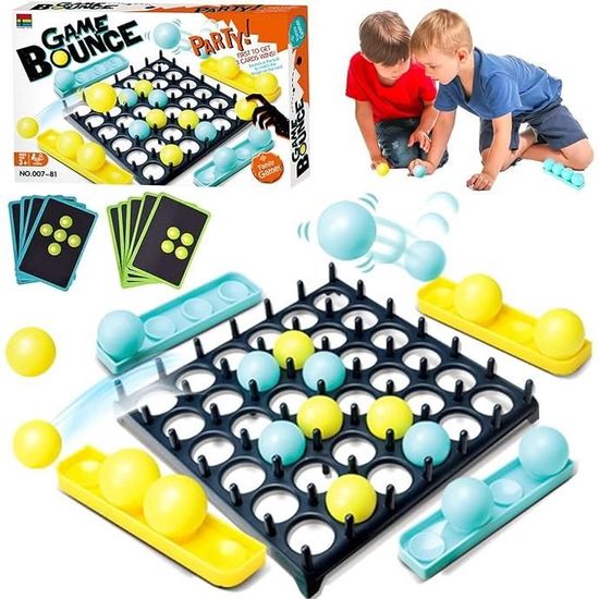 2 Balles Rebondissantes Moon Ball - PU Super Élastique - Jeu Extérieur/Intérieur