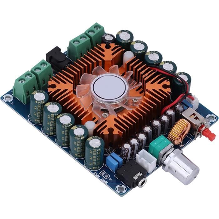 Carte Amplificateur Numérique 100W - Module D'ampli Basse TPA3116D2, Pour Caisson De Basses DIY, Alimentation 12-24V - 7