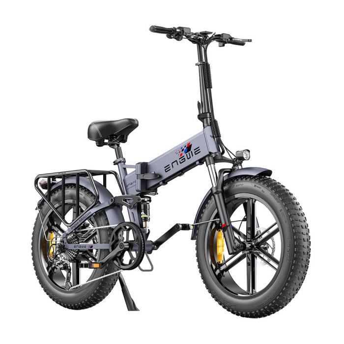 Vélo électrique ENGWE ENGINE Pro Folding MTB 20*4 inch Fat Tire 750W Brushless Motor 48V 16Ah Battery 45km/h Max Speed