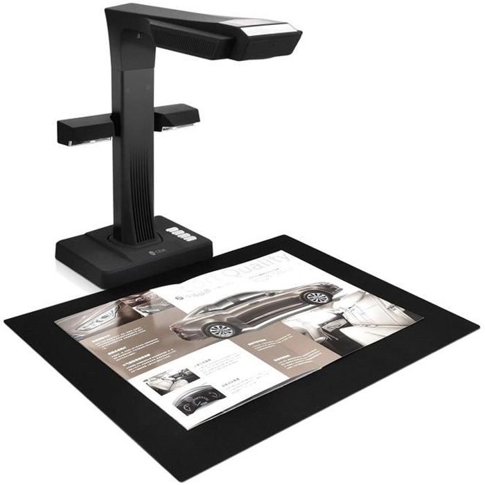 CZUR ET18 Pro Scanner de Documents de Livre Professionnel avec Fonction OCR et WIFI, Compatible avec Windows et MacOS, Max. Gamme