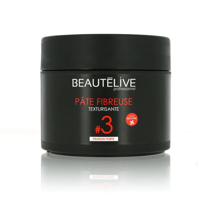 Beautélive, Pâte fibreuse texturisante 100ml, Coiffant Cheveux Pâte Effet Fixant