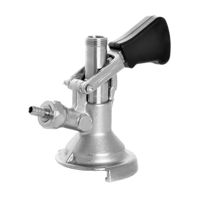 Tête de distribution, bouchon de fût, raccord plat, pas de sortie 2x 5-8-.
