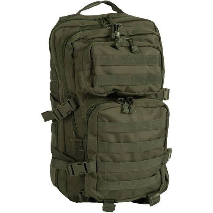Mil-Tec Molle US Assault Pack Grand Olive - Homme