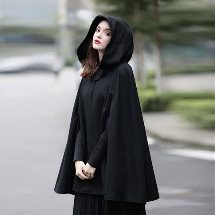 pardessus Femmes Trench Coat Open Front Cardigan Veste Manteau Châle Cape Cape Mantle Plus pp2453