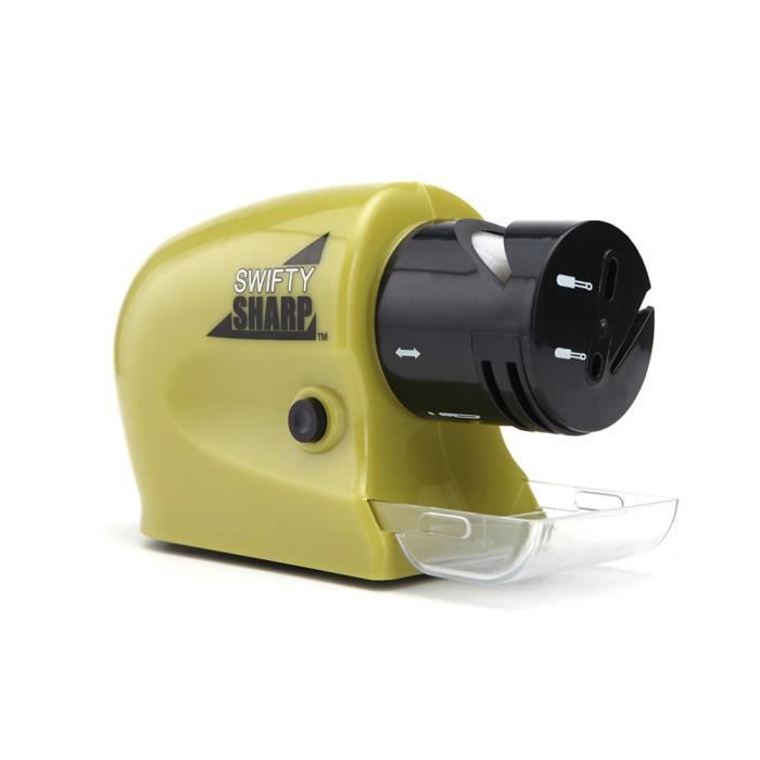 Aiguiseur de Couteaux Électrique Couteau Electrique et Trancheuse Outil de cuisine Whetstone Affuteur