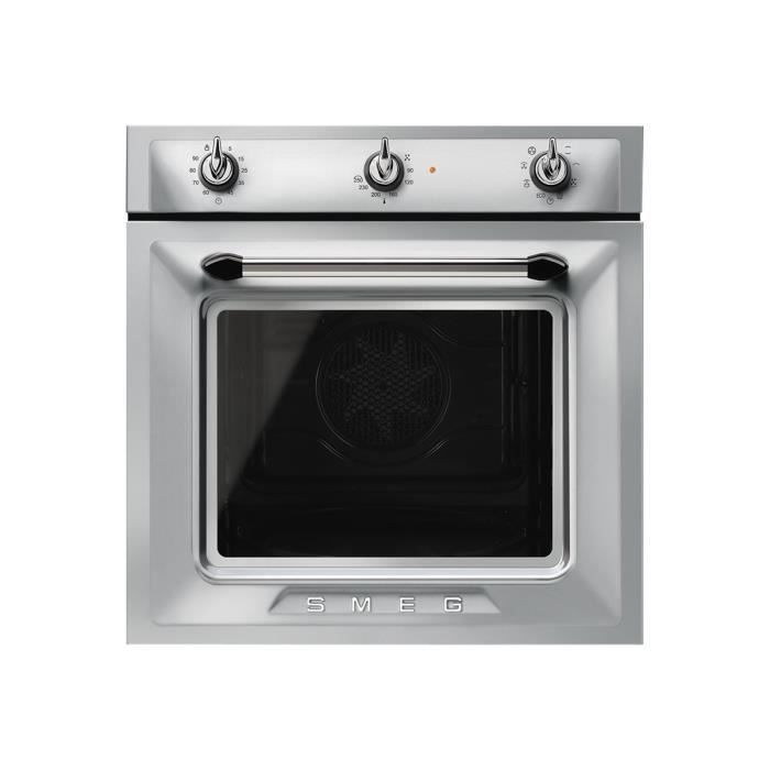 Smeg Victoria SF6905X1 Four intégrable niche largeur : 55.4 cm profondeur : 56 cm hauteur : 58.3 cm avec système auto-nettoyant…