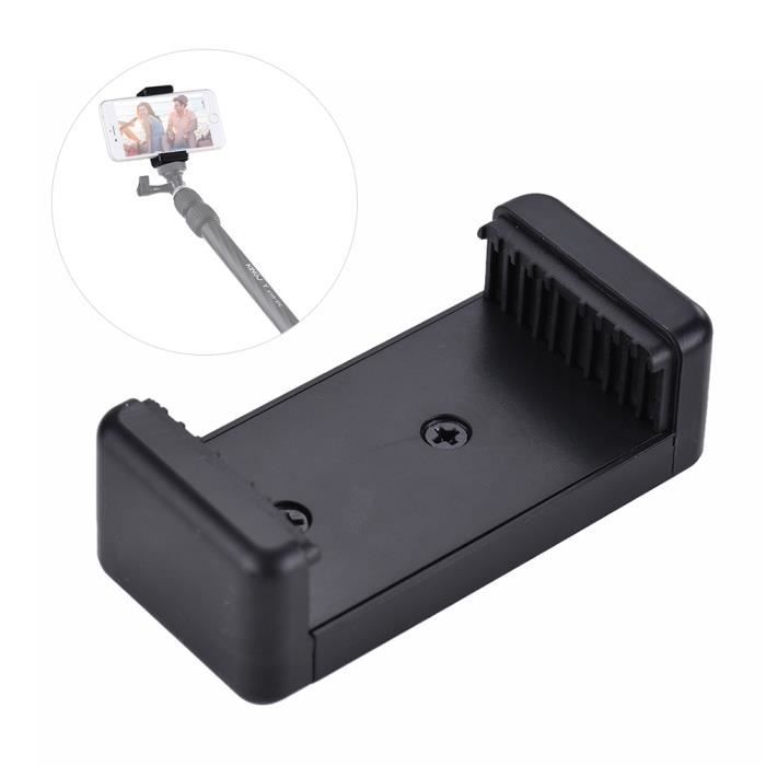 Réglable Support de Smartphone Clip avec Trou de vis 1/4 - pour Selfie Monopied Trépied Smartphone