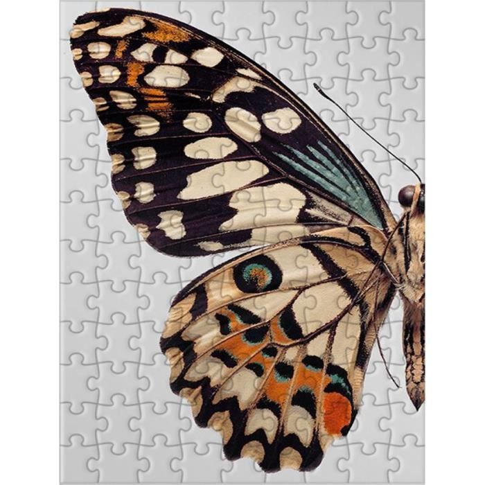 Puzzle Personnalisé format 13x18cm papillon ref 56 - Ref: 56