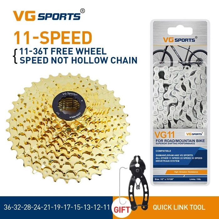 Roue libre et pignon de vélo de route,Cassette Velocidade,JOSet Silver ...