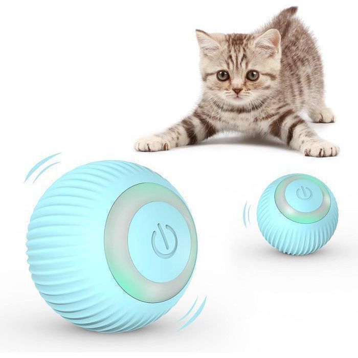 Meilleurs prix pour Jouets pour Chats, Balle Chat avec LED Lumières,Jouet Chat Interactif Interieur pour Chat Chien Chatons,Rotation Automatique