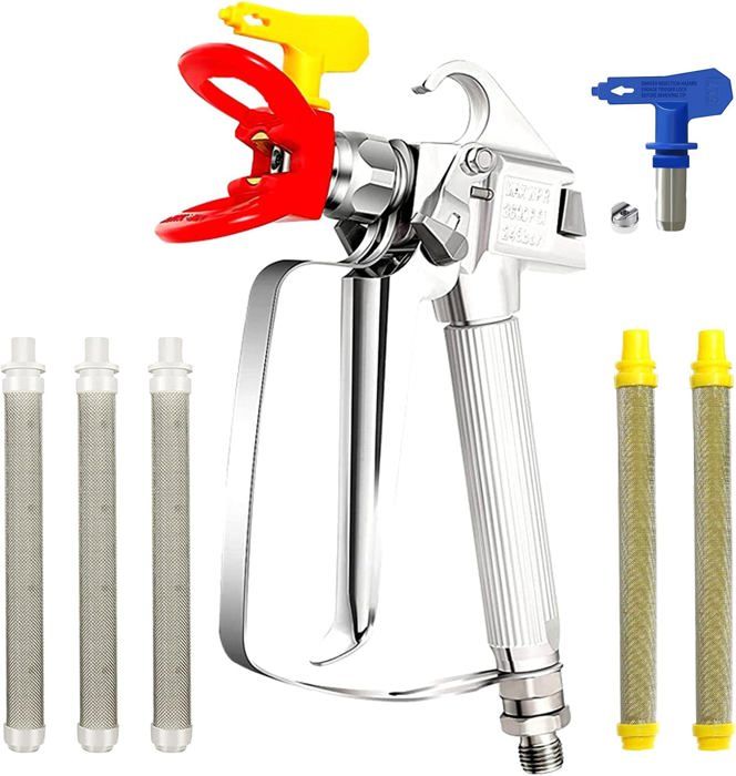 246384 Lot De 3 Filtres à Peinture Sans Air Pour Pistolet à Peinture Graco 390 395 490 495 595 Filtre De Collecteur En Latex 60 Mailles