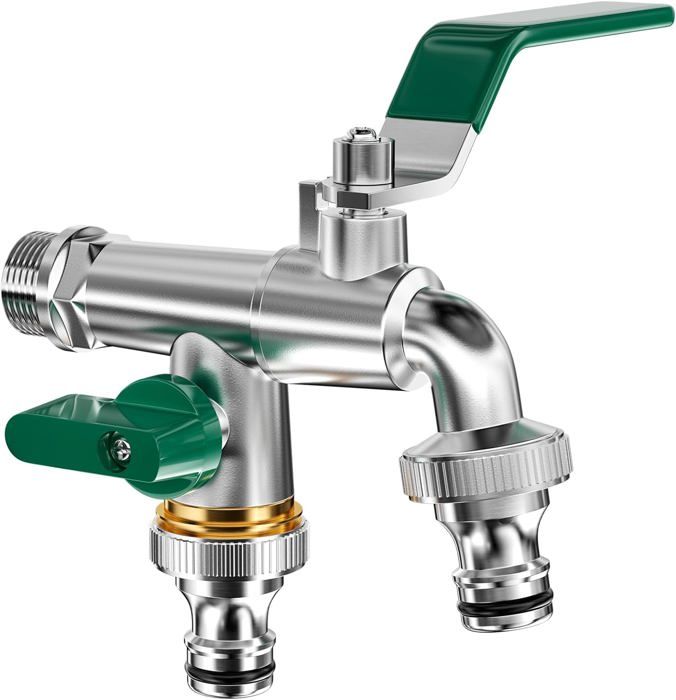 Double Robinet de Jardin robinet exterieur en alliage de zinc robinet Double Robinet de Jardin robinet exterieur en alliage de zinc robinet