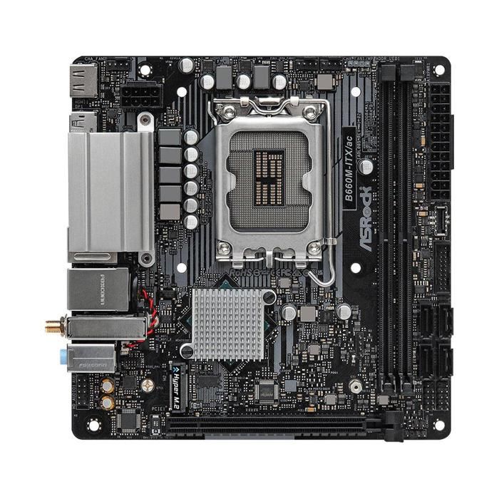 Carte mère ASRock B660M-ITX/ac Intel B660 LGA 1700 2xDDR4 64GB Mini-ITX - Asrock