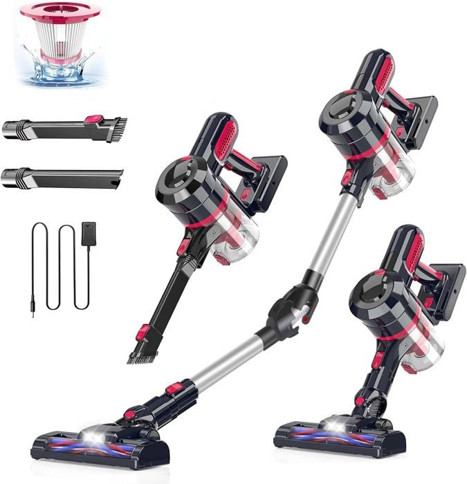 Aspirateur Balai Sans Fil VersLife S6PRO - 30Kpa, Autonomie 30 Min, Bac 800 Ml, 4 En 1, Pour Poils D'animaux Et Sols