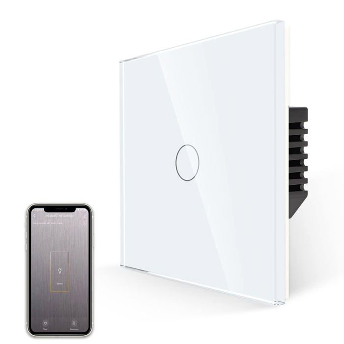 Interrupteur Intelligent WiFi CNBINGO - Compatible Alexa Et Google Assistant - Commande Vocale Et App - Neuf