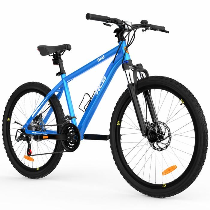 RCB GK2 VTT 26 aluminium 21 vitesses freins à disque suspension avant – Vélo tout terrain Bleu
