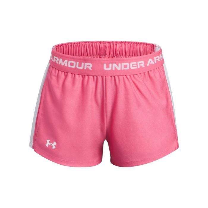 Short fille - UNDER ARMOUR - Tech™ Play Up - 90% polyester recyclé - Taille mi-haute élastique - Évacue la transpiration